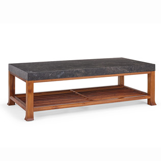 Calligraphy Coffee Table with Stone Top