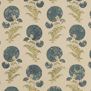Jasper Wallcovering INDIAN FLOWER - BLUE