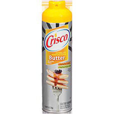 Butter-flavored vegetable oil spray