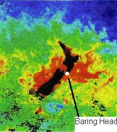 Baring Head, map. NA, 2019.