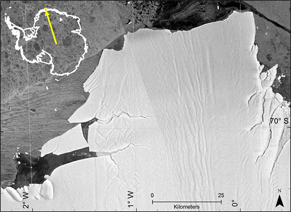 Trolltunga, large iceberg, 1967.