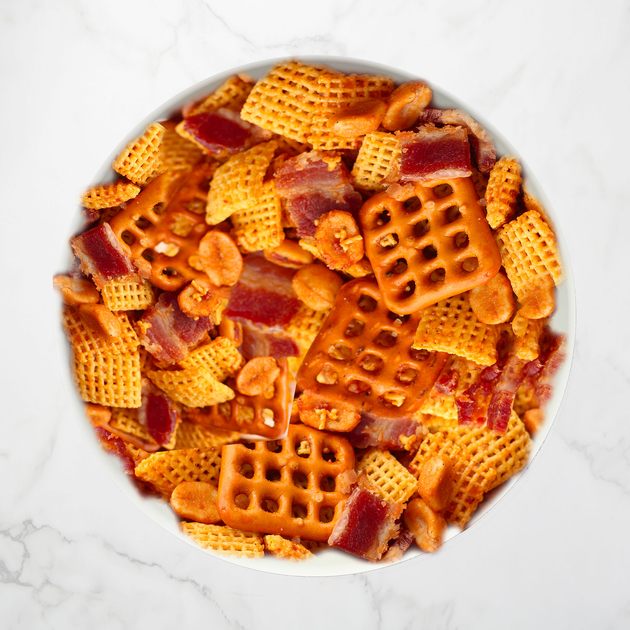 Bacon Honey BBQ Chex Party Mix Snack Mix Recipe