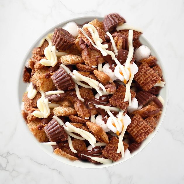 Better than Sex Chex Mix Sweet Snack Mix Recipe