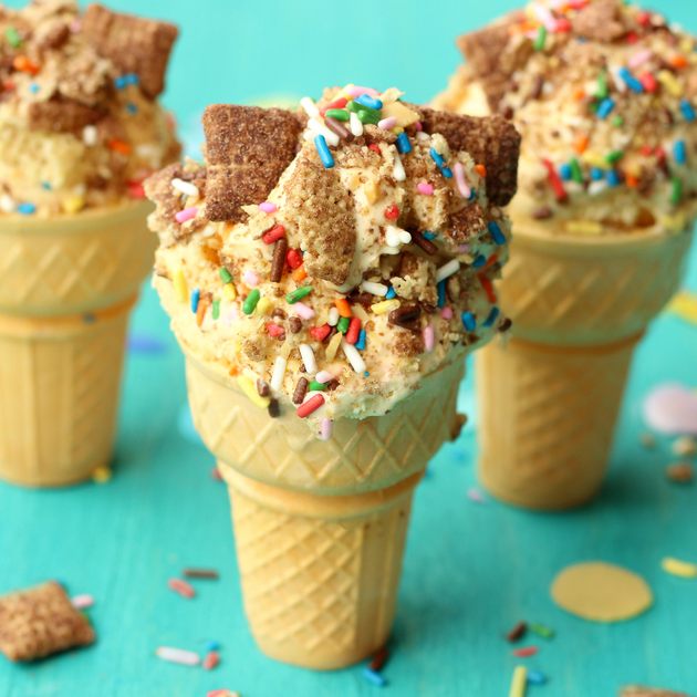 Homemade Chex Cereal Crunch Cones | Ice Cream Snack