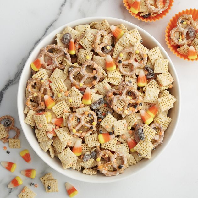 Homemade Halloween Chex Party Mix