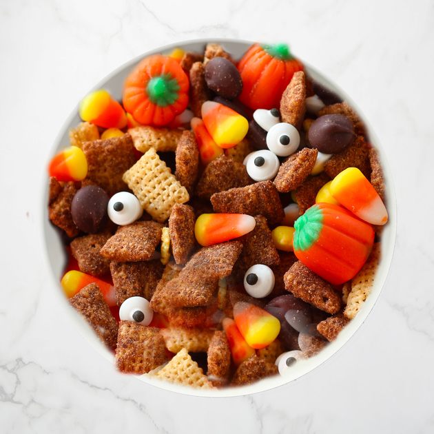 Halloween Chex Trail Mix Candy Corn Snack Mix Recipe