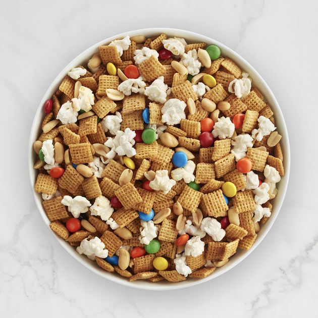 Caramel, Peanut 'n Popcorn Chex Mix Snack Mix Recipe