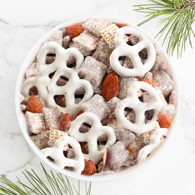 Chocolate Hazelnut Muddy Buddies Chex Party Mix