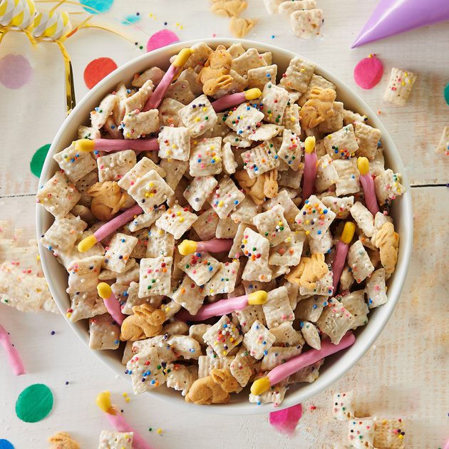 Homemade Birthday Party Chex Party Mix | Snack Mix Recipe