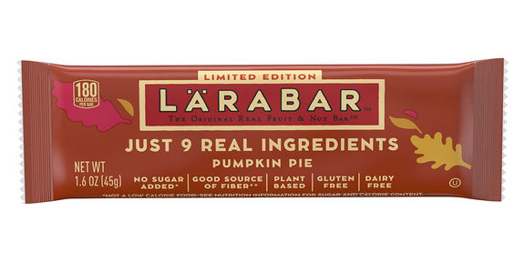 Larabar Original Pumpkin Pie bar wrapper