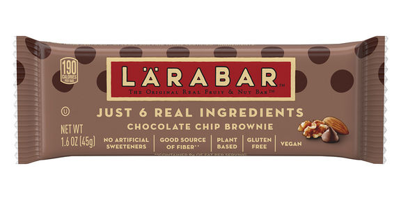 Larabar Original Chocolate Chip Brownie bar wrapper