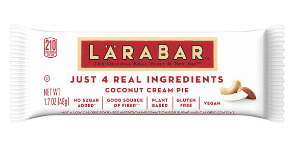 Larabar Original Coconut Cream Pie bar wrapper