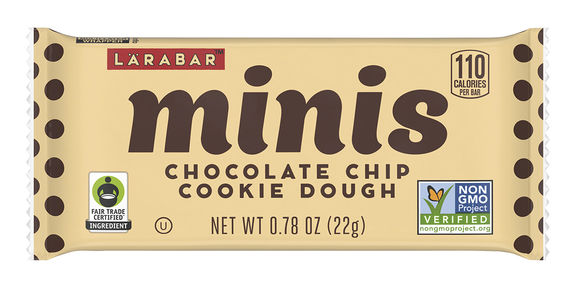 Larabar Chocolate Chip Cookie Dough Mini bar wrapper
