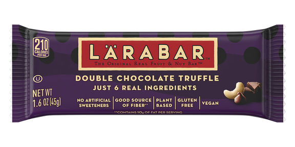 Larabar Original Double Chocolate Truffle bar wrapper