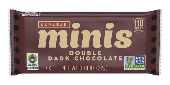 Larabar Minis Double Dark Chocolate bar wrapper