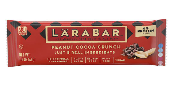 Larabar Original Peanut Cocoa Crunch bar wrapper