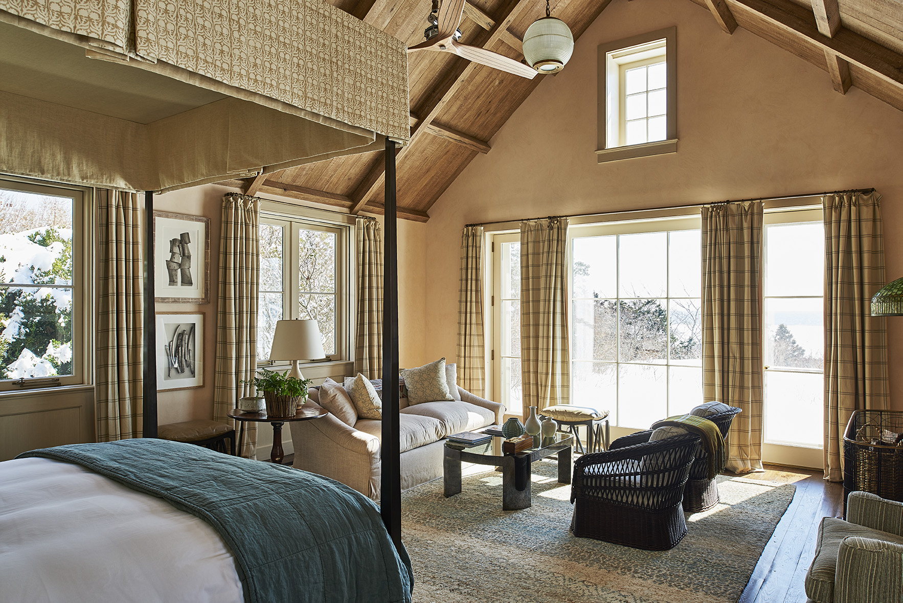 Colonial Saltbox House Interior