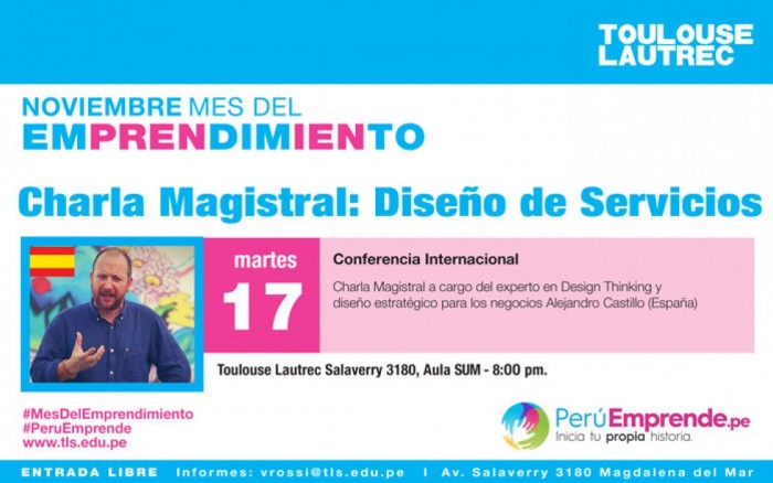 Charla Magistral: Diseño de Servicios / / Joinnus