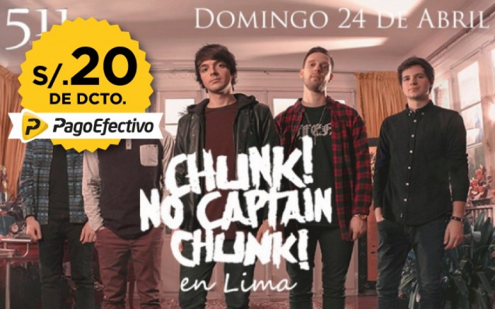 Chunk! No, Captain Chunk! en Lima / / Joinnus