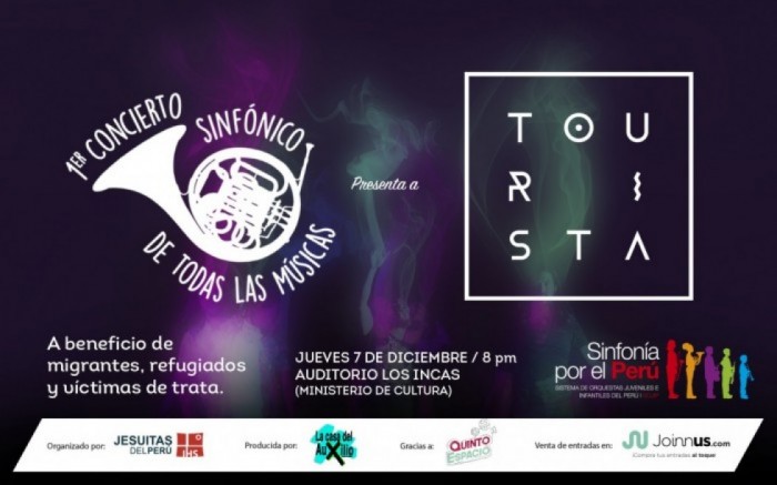 Tourista en el 1er Concierto Sinfónico de todas las músicas / / Joinnus