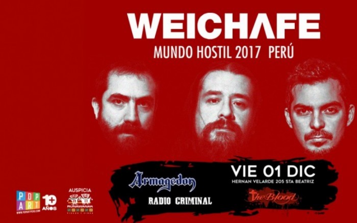 WEICHAFE (Chile) en Lima Junto a Radio Criminal & Armagedon / / Joinnus