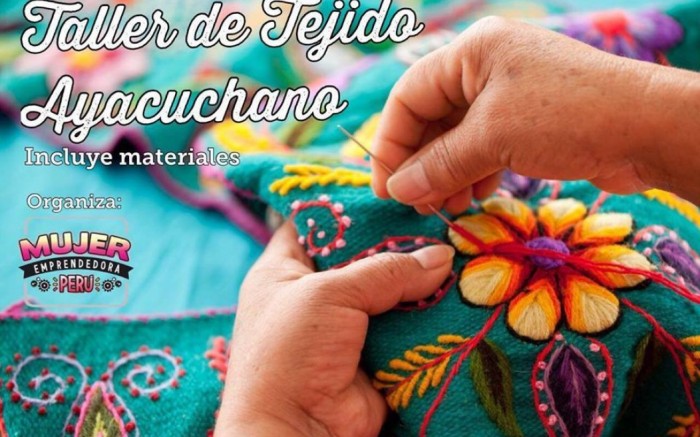 Taller de tejido ayacuchando / / Joinnus