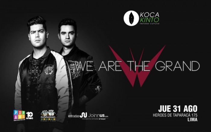 WE ARE THE GRAND en Koca Kinto (Lima) / / Joinnus