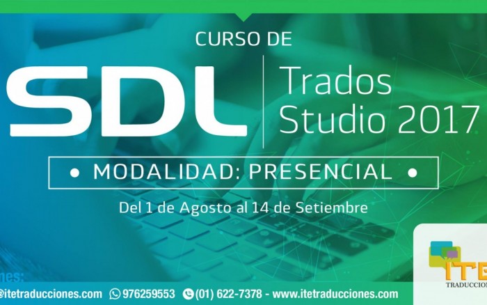 CURSO DE TRADOS SDL 2017 / / Joinnus