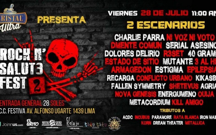 Rock N´Salut3 Fest 2 - Hermandad, Patria y Rock \m/ / / Joinnus