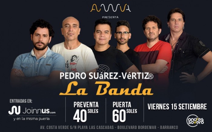 PEDRO SUáREZ-VéRTIZ La Banda en AWUA / / Joinnus
