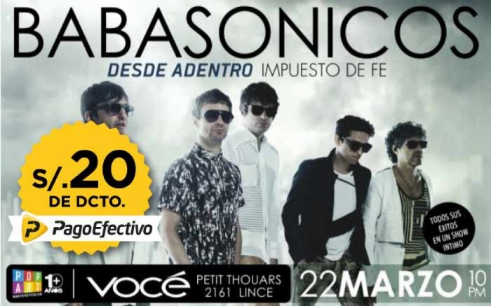 Babasonicos en Lima / Entretenimiento / Joinnus