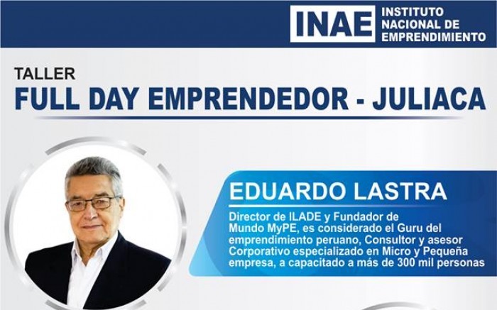 TALLER FULL DAY EMPRENDEDOR- JULIACA / / Joinnus