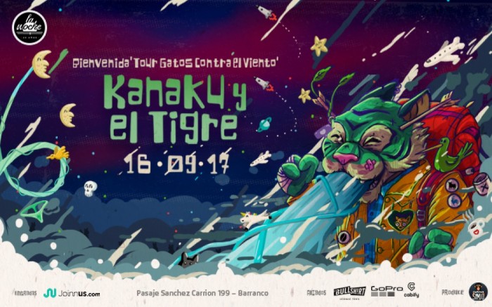 Kanaku Y El Tigre: Bienvenida 'Tour Gatos Contra El Viento' / Entretenimiento / Joinnus