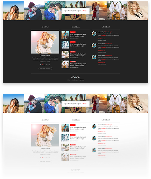 choice footer layout