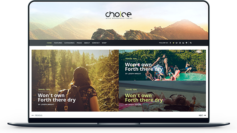 wp blog theme