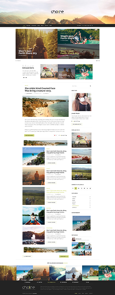 choice fashion wordpress blog