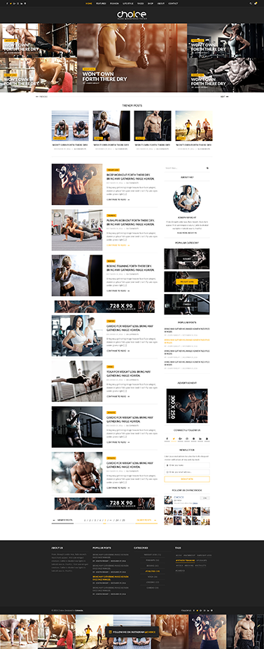 choice fashion wordpress blog