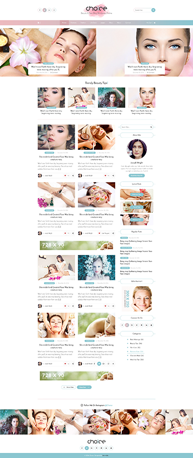 choice fashion wordpress blog