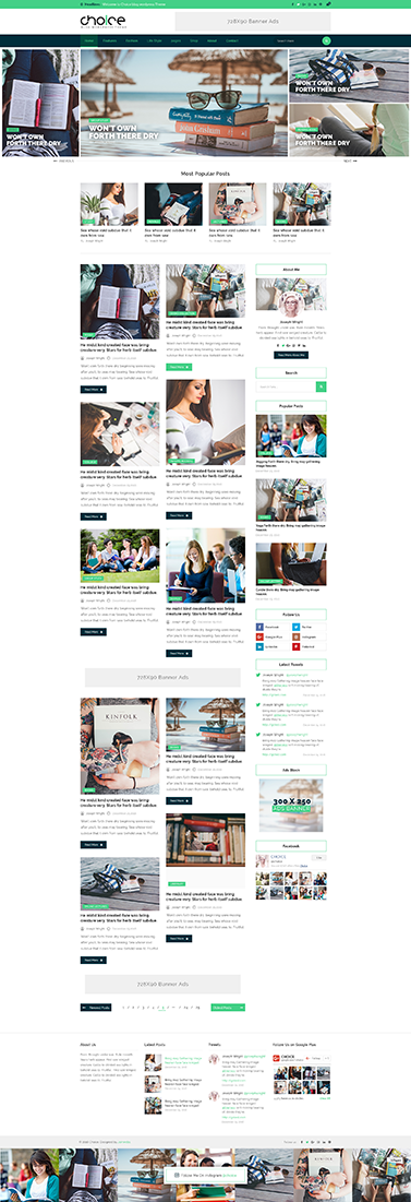 choice fashion wordpress blog