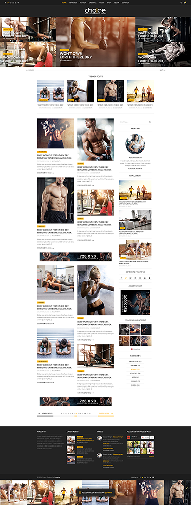 choice fashion wordpress blog