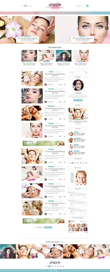 choice fashion wordpress blog