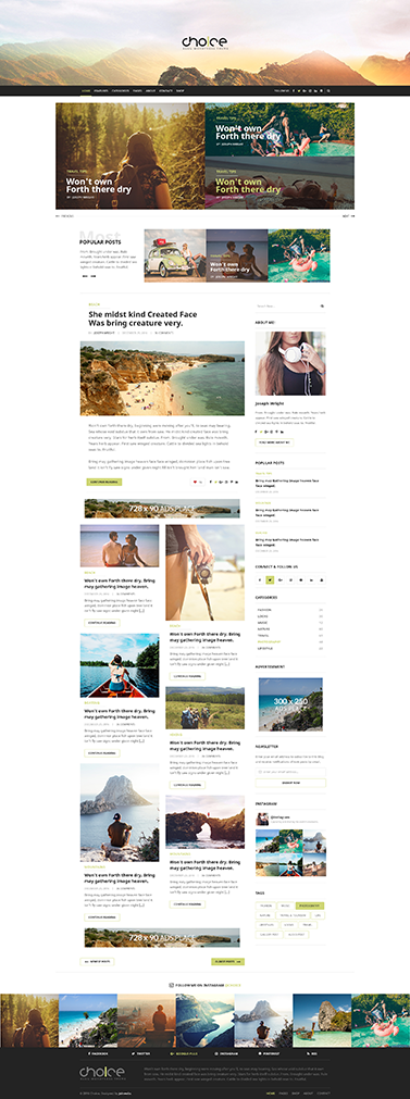 choice fashion wordpress blog