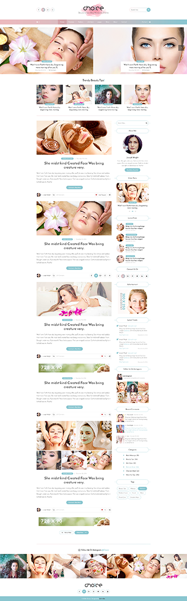 choice fashion wordpress blog