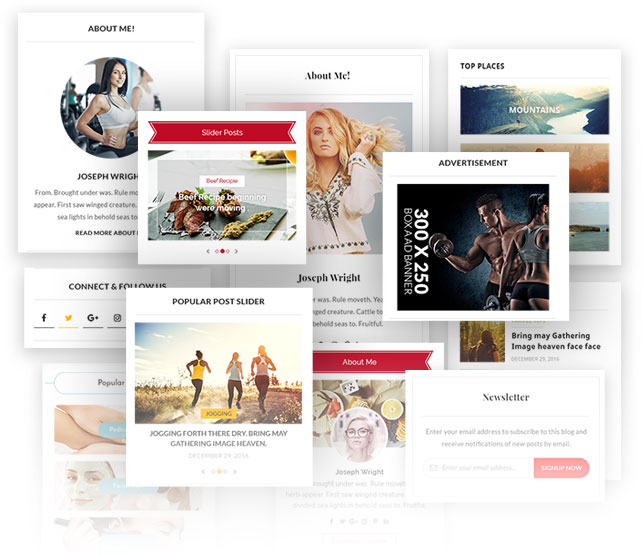 wordpress blog widgets