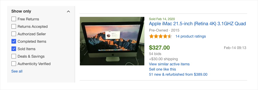 How to price your stuff to sell