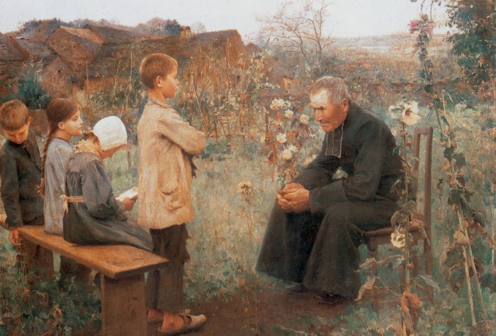 Jules-Alexis_Muenier_-_La_Leçon_de_catéchisme