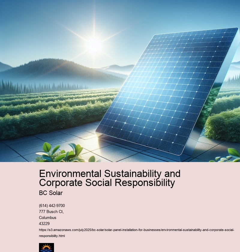 Environmental Sustainability and Corporate Social Responsibility