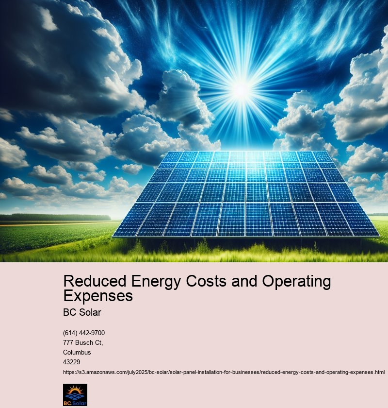 Reduced Energy Costs and Operating Expenses