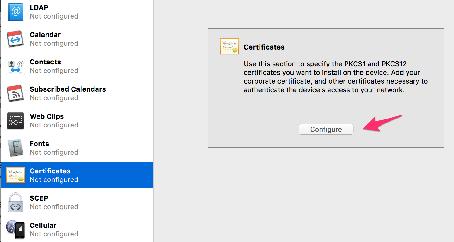 EAPTTLS/PAP Initial Configuration on Mac & iOS Devices for JumpCloud