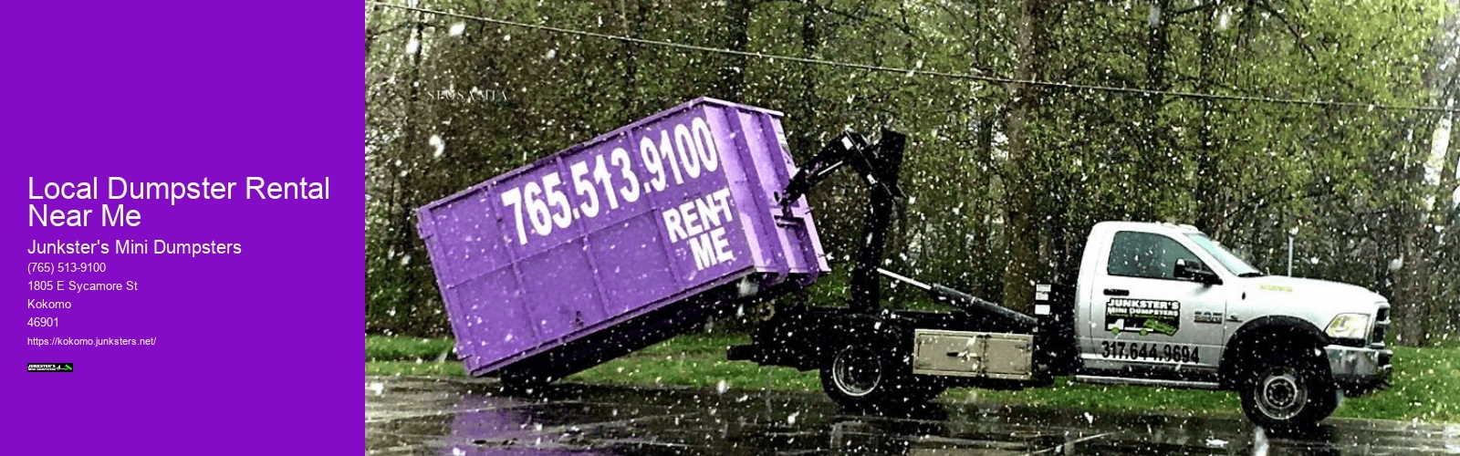 Local Dumpster Rental Near Me